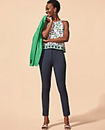 The Audrey Crop Pant in Stretch Cotton carousel Product Image 3