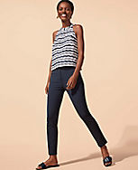 The Audrey Crop Pant in Stretch Cotton carousel Product Image 4