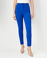 The Audrey Crop Pant in Stretch Cotton carousel Product Image 1