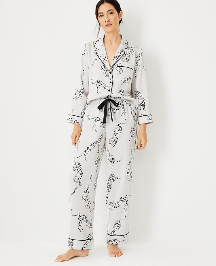 Loft cheetah pajamas new arrivals