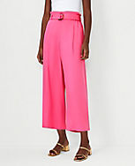 The Belted Easy Wide Leg Crop Pant carousel Product Image 1