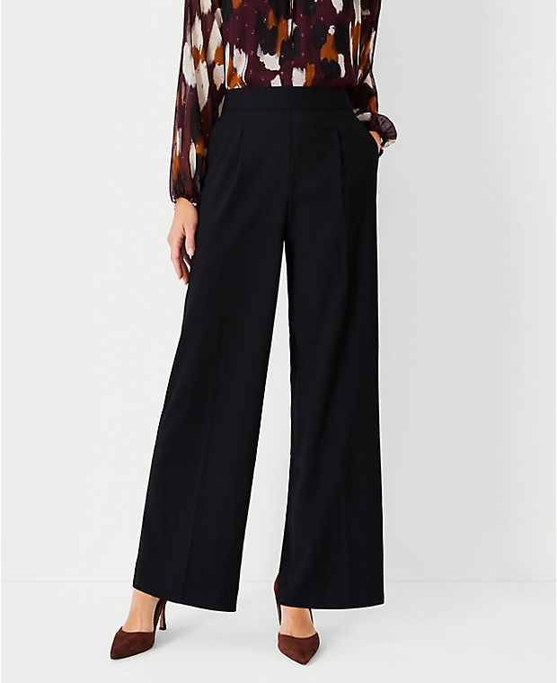 The Petite Pull On Wide Leg Pant