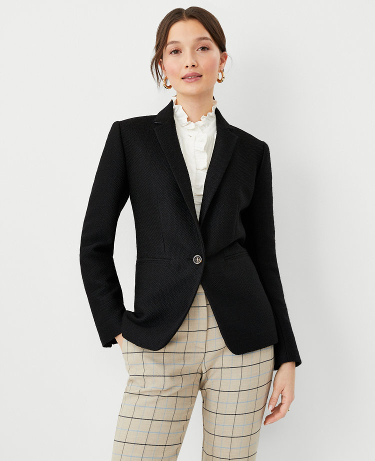 Women's Classic Tweed Blazer, Women's Clearance