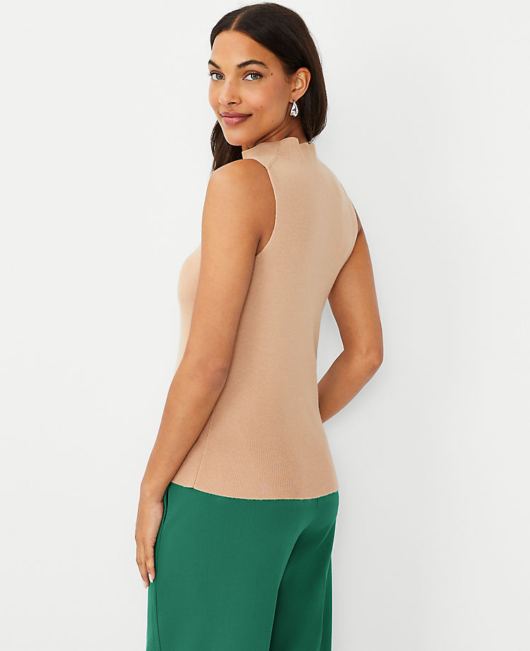 Essential Mock Neck Sweater Shell