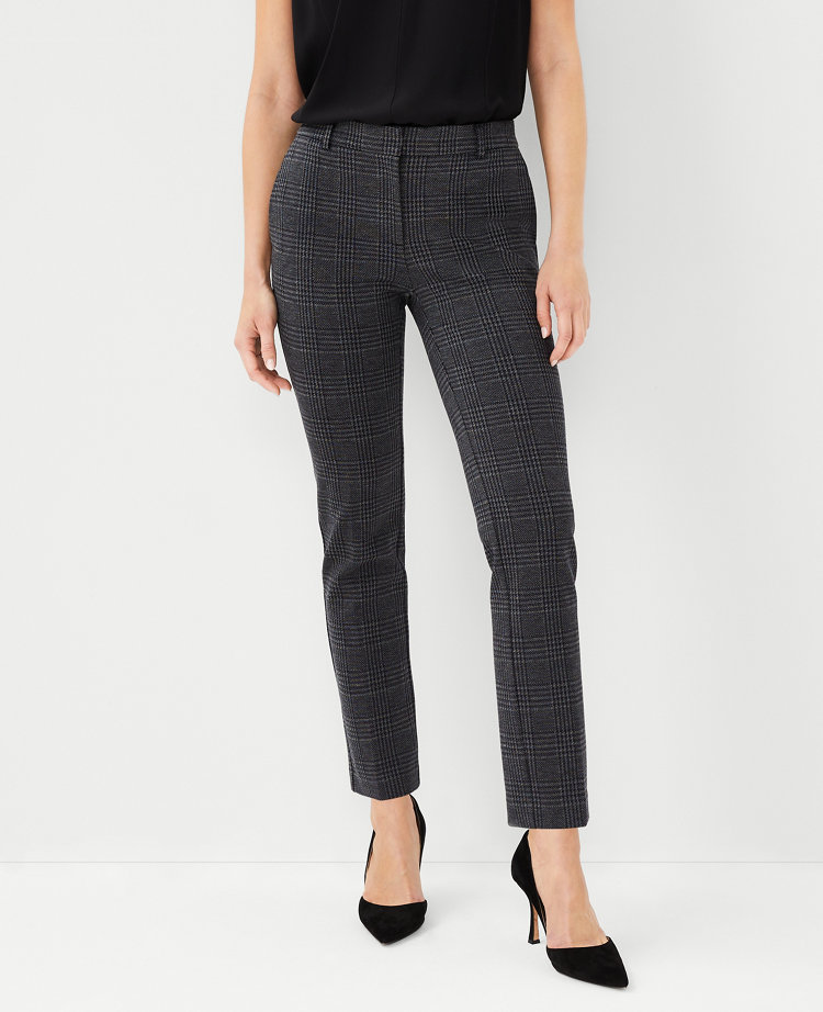 The High Rise Eva Ankle Pant in Plaid