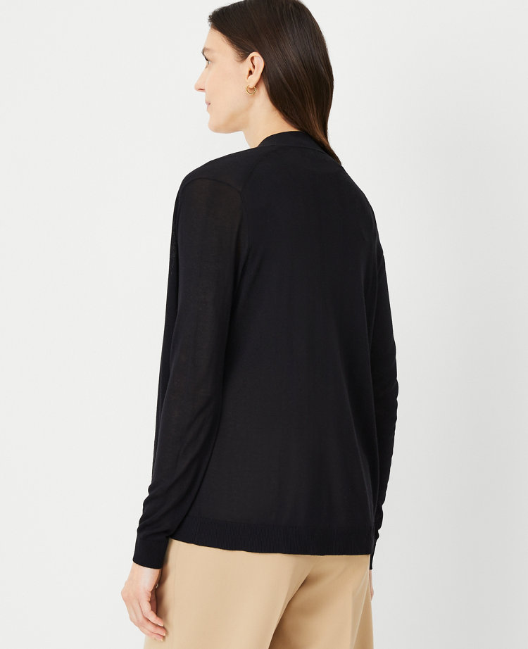 Ann taylor on sale loft black cardigan