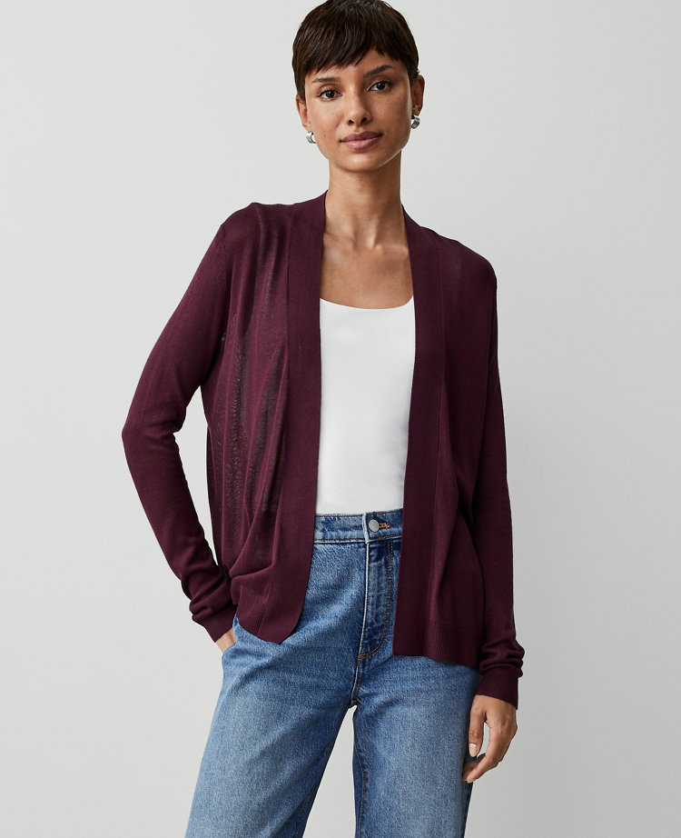 Lightweight Open Cardigan