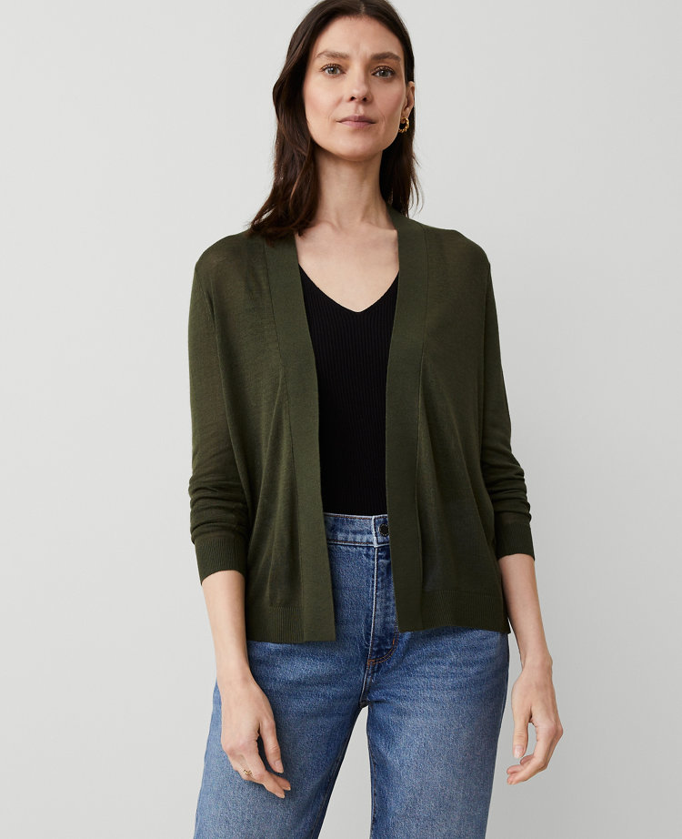 Lightweight Open Cardigan