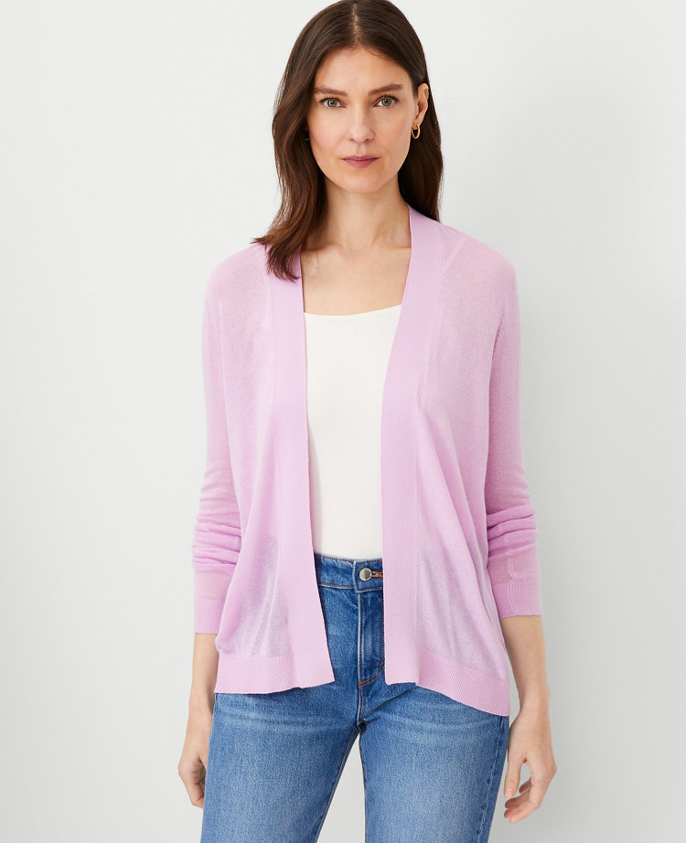 Lightweight Open Cardigan