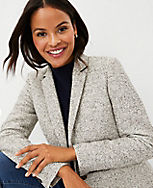The Hutton Blazer in Melange Tweed carousel Product Image 3