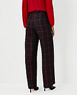 The Petite High Waist Wide Leg Pant in Plaid carousel Product Image 2
