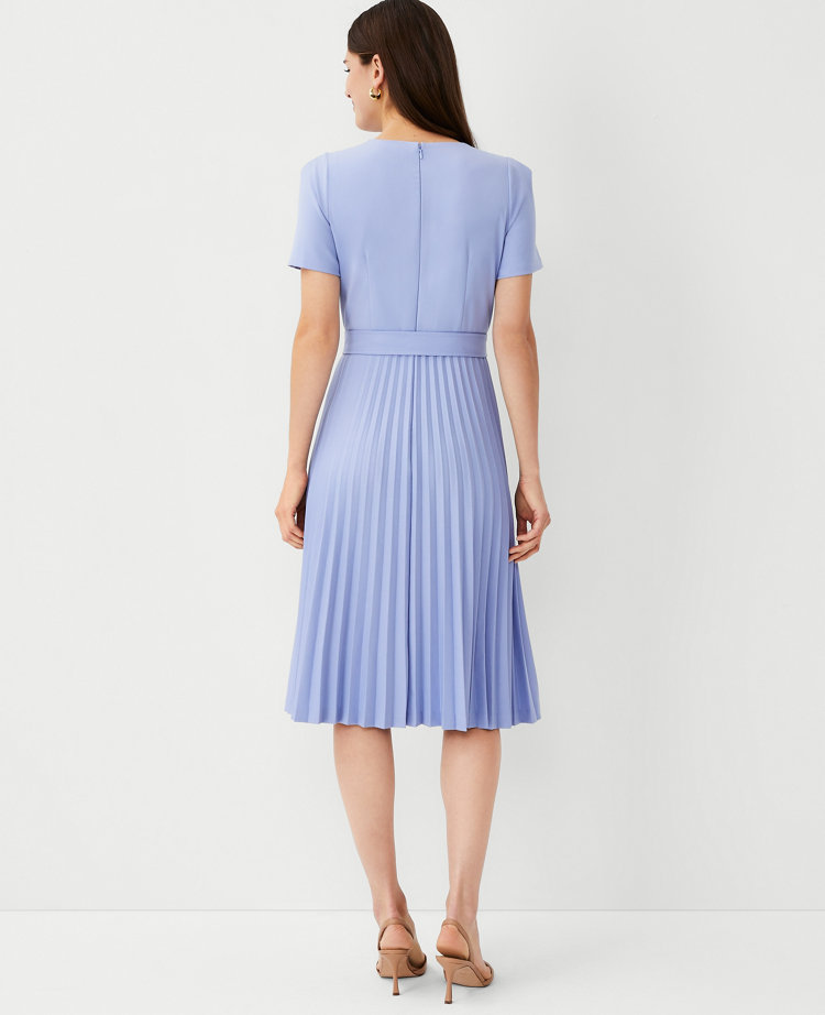 Ann taylor 2025 pleated flare dress