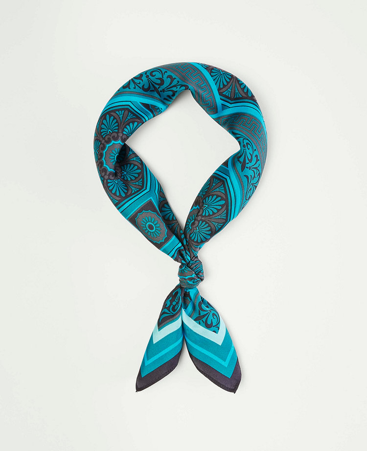 Mosaic Silk Little Scarf