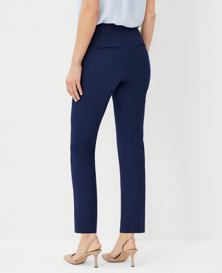 Ann Taylor The Side Zip Ankle Pant Bi-Stretch