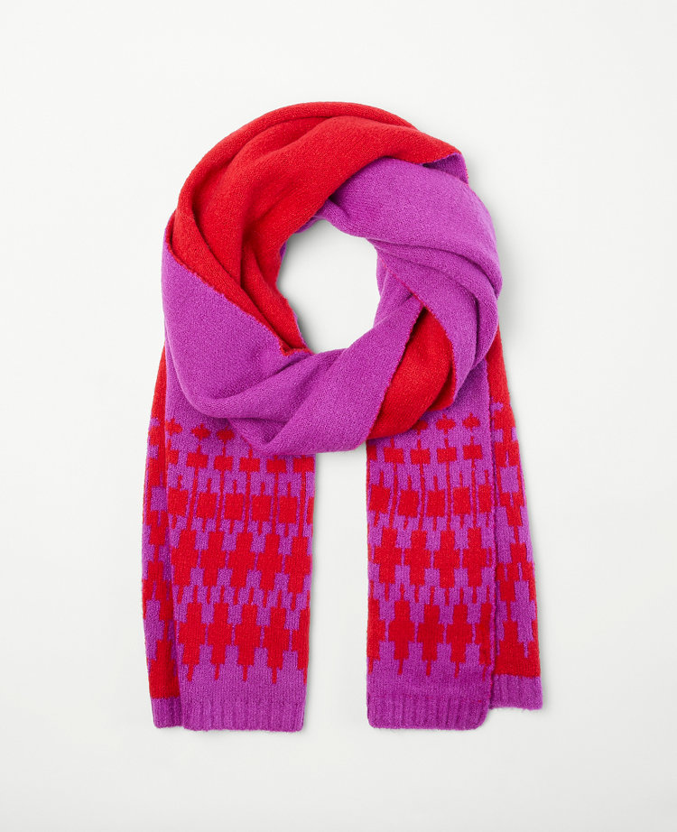 Fair Isle Blanket Scarf