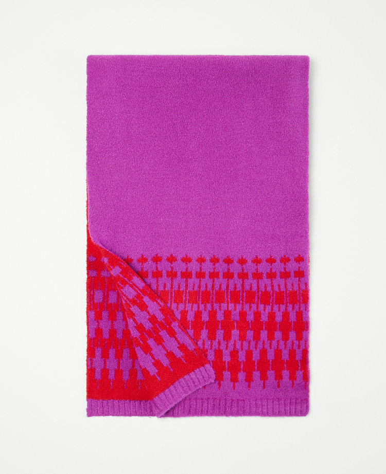 Fair Isle Blanket Scarf