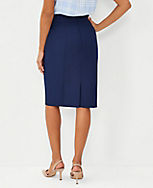 The Seamed Pencil Skirt in Bi-Stretch carousel Product Image 2