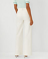 Sculpting Pocket High Rise Trouser Jeans in Ivory carousel Product Image 2