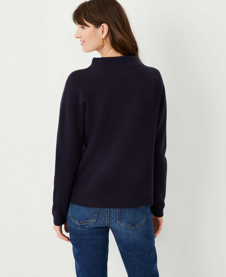 Mustard Funnel Neck Sweater