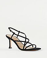 Strappy Suede Sandals carousel Product Image 1