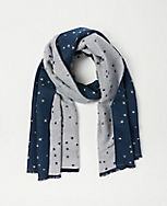 Shimmer Star Blanket Scarf carousel Product Image 1