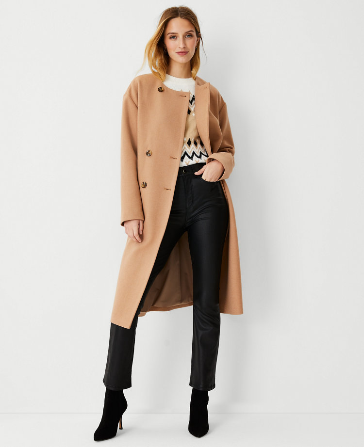 Women's petite sale wool blend coats