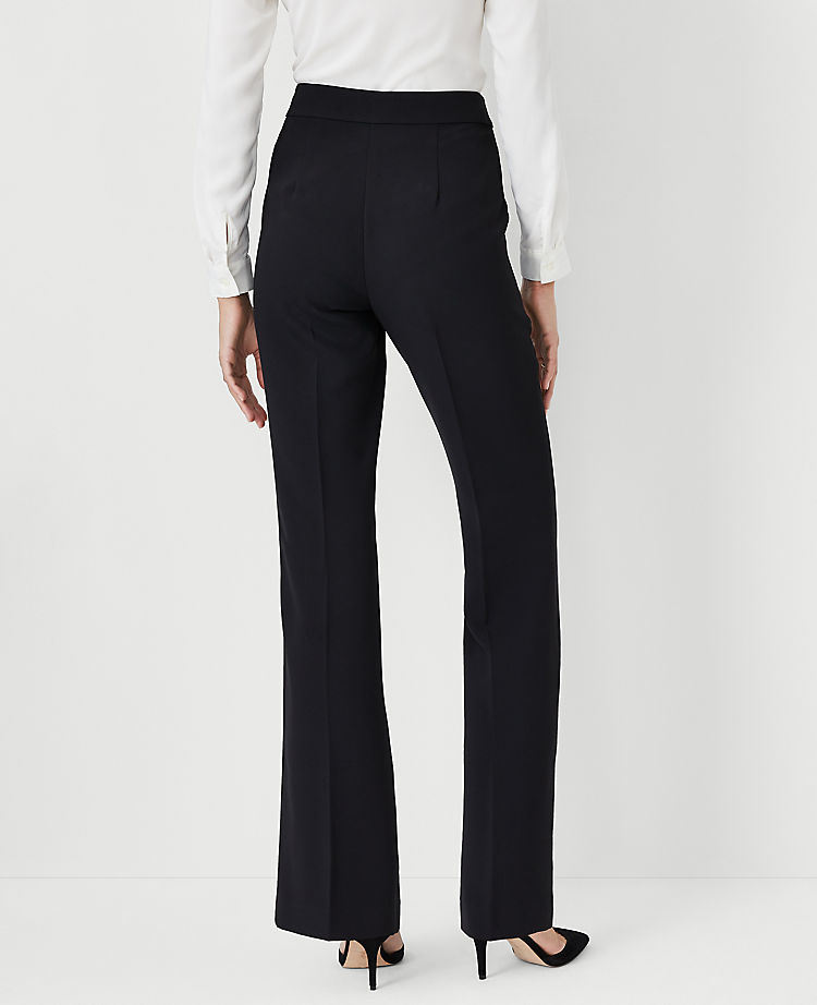 The Side Zip Trouser Pant in Fluid Crepe