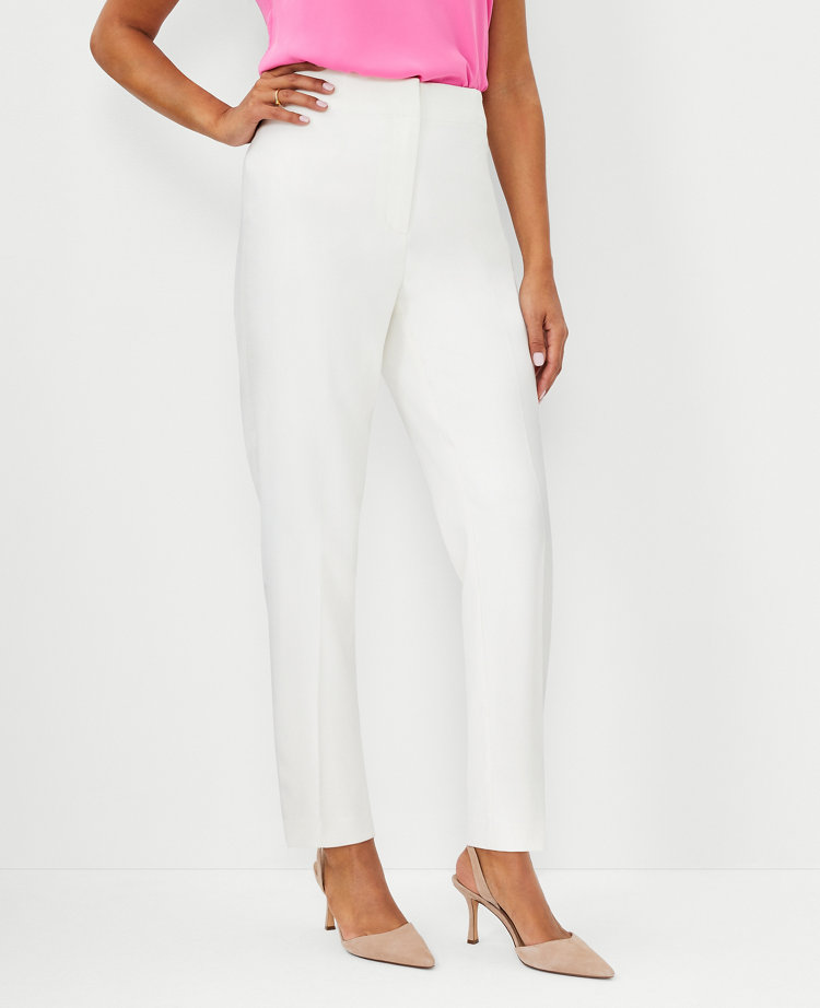 Ann taylor white on sale pants