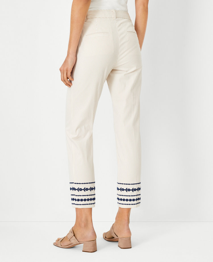 Soft Petal Printed Slim Crop Pant main image 0