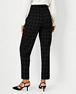 The Belted High Waist Taper Pant in Houndstooth carousel Product Image 2