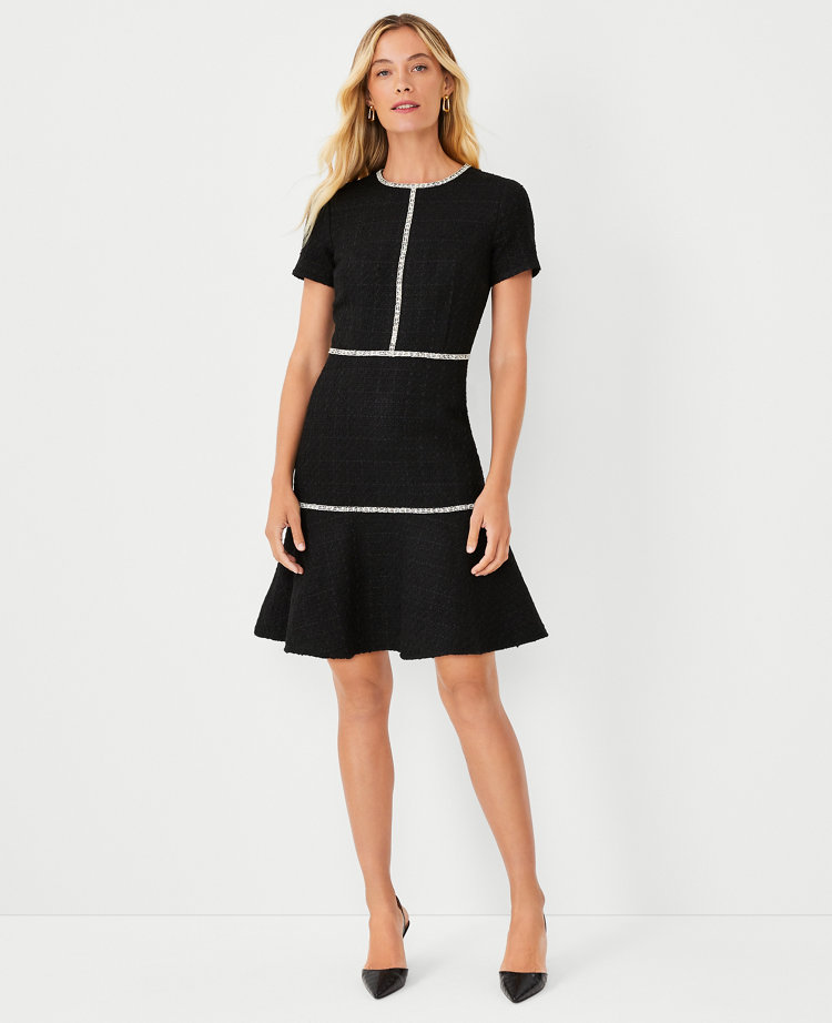 Ann taylor tweed clearance dress