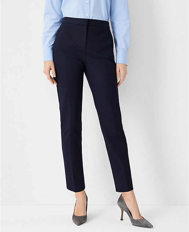 The Eva Ankle Pant in Stretch Cotton