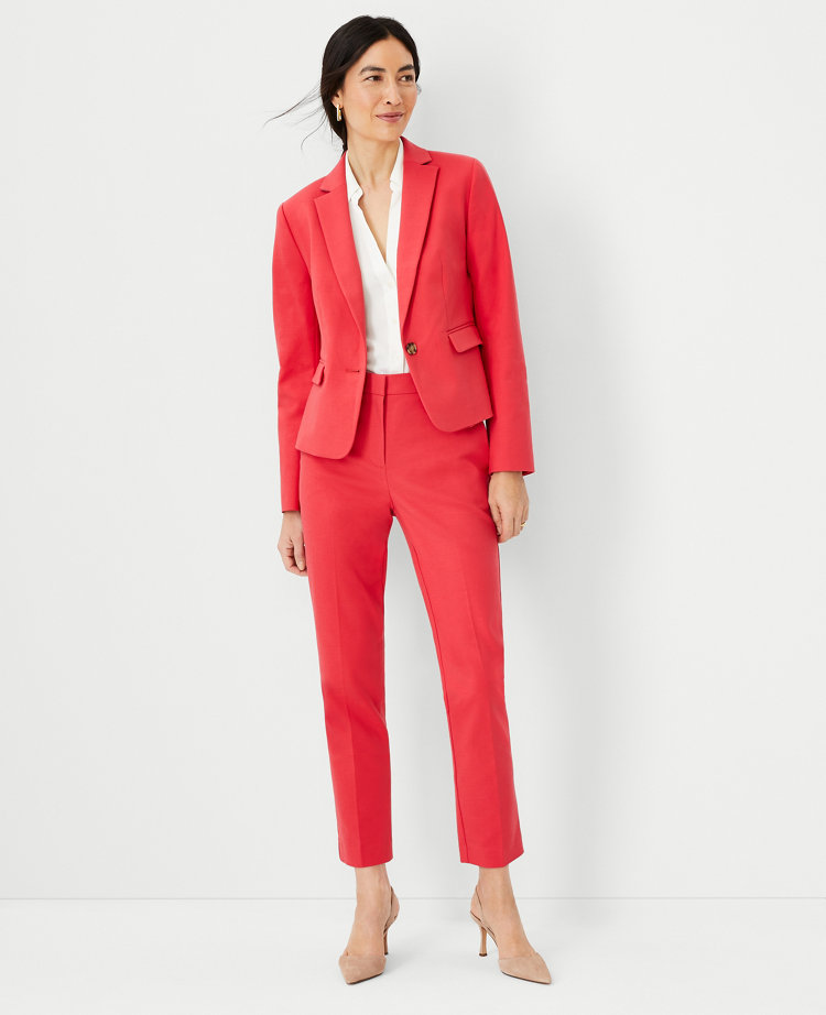 The Ankle Pant in Stretch Cotton