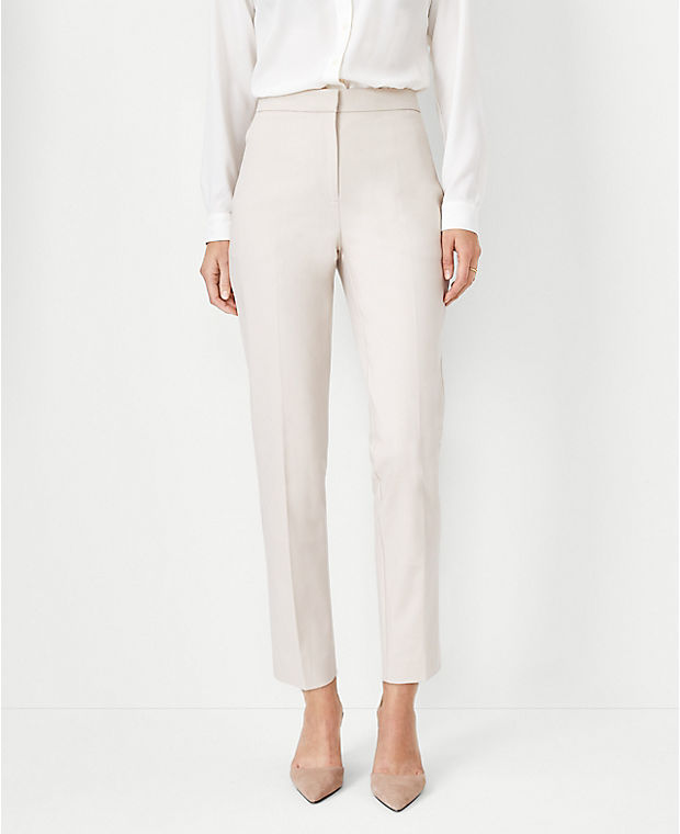 The Ankle Pant in Stretch Cotton
