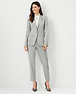 The Notched One Button Blazer in Plaid carousel Product Image 3