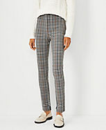 The Petite High Waist Audrey Pant in Plaid carousel Product Image 3