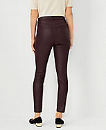 Curvy Sculpting Pocket High Rise Skinny Jeans in Burgundy Coated Denim carousel Product Image 2