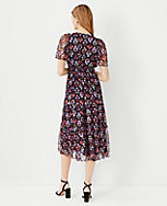 Floral Tiered Midi Dress carousel Product Image 2