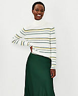 Striped Turtleneck Sweater carousel Product Image 1