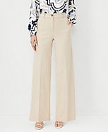 The Wide Leg Pant in Cotton carousel Product Image 1
