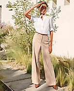 The Wide Leg Pant in Cotton carousel Product Image 3
