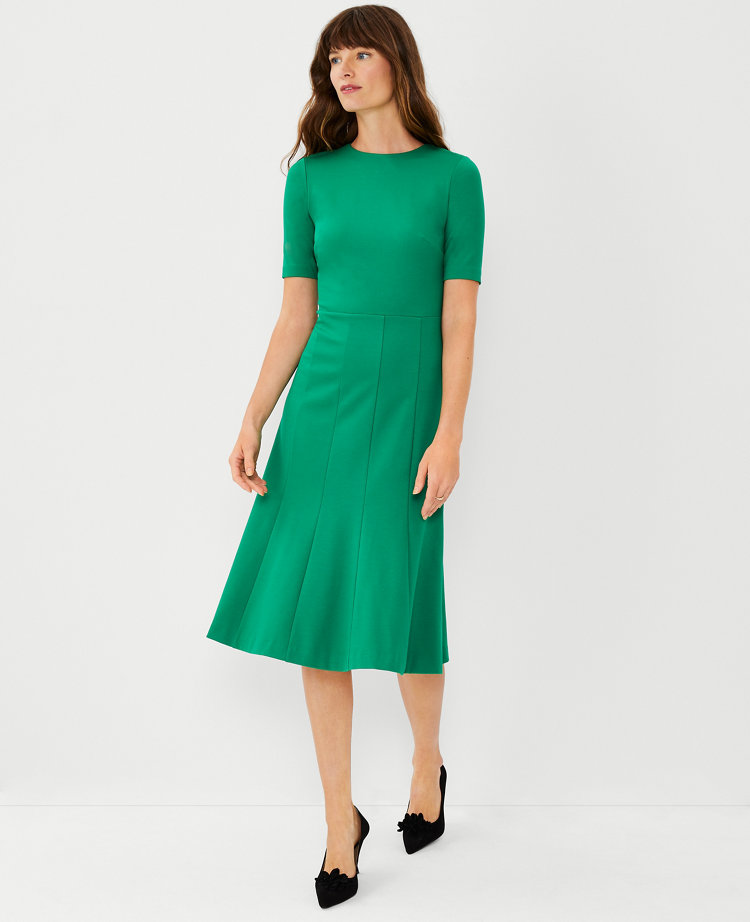 Short sleeve hotsell flare dress