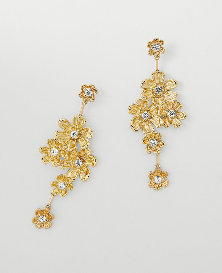 Petite Star Burst Drop Earrings | Silver Celestial Jewelry - Femstylo