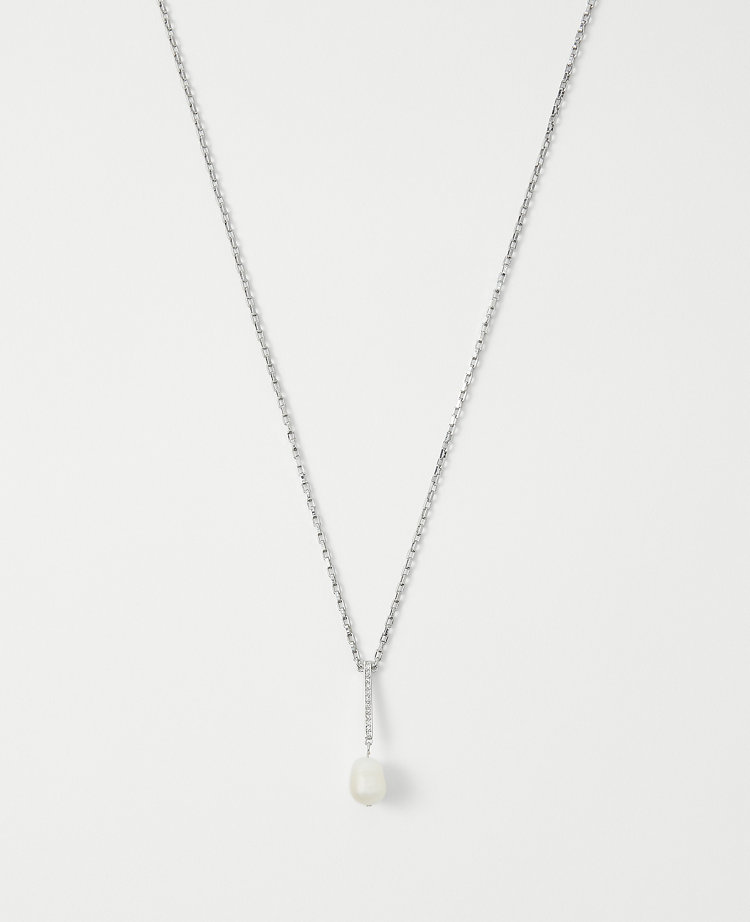 Ann taylor pave bar necklace hot sale