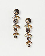 Crystal Leaf Drop Earrings carousel Product Image 1