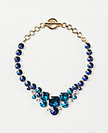 Crystal Emerald Cut Statement Necklace carousel Product Image 1