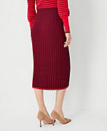 Petite Tipped Pleated Column Sweater Skirt carousel Product Image 2