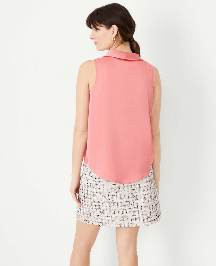 Cowl Neck Seersucker Top