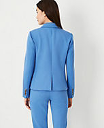 The One Button Blazer in Double Knit carousel Product Image 2