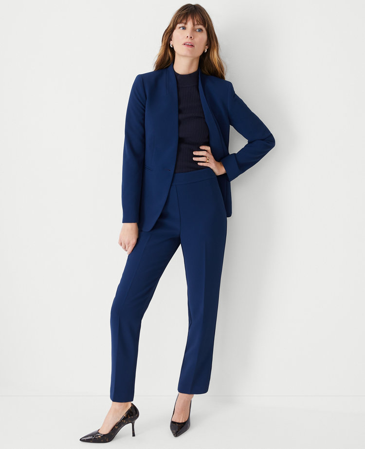 Michelle Stretch Crepe Suiting Pant W/Pockets